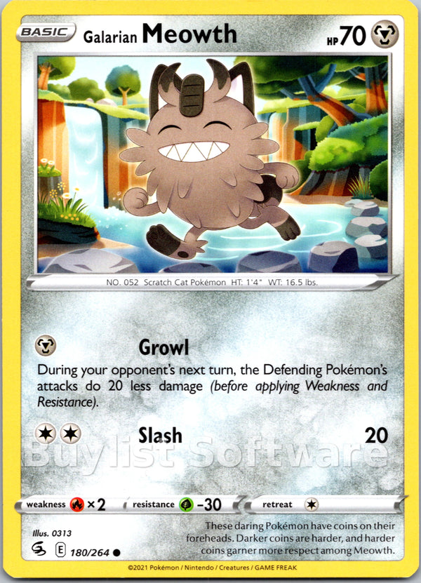 Galarian Meowth [180/264] [Fusion Strike]