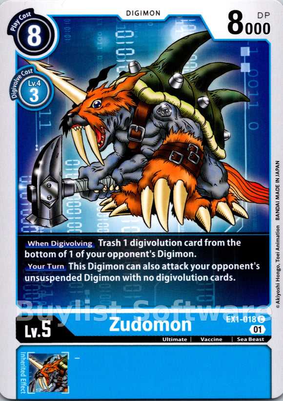 Zudomon [EX1-018 C] [Classic Collection]