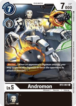 Andromon (Double Diamond Pre-Release) [BT2-061 C] [Release Special Booster 1.0]