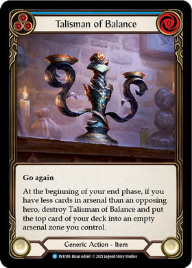 Talisman of Balance [EVR188] [Everfest] 1st Edition Normal
