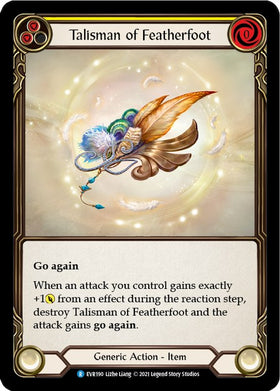 Talisman of Featherfoot [EVR190] [Everfest] 1st Edition Normal