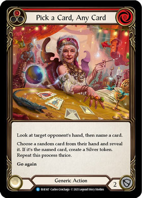 Pick a Card, Any Card (Red) [EVR167] [Everfest] 1st Edition Normal