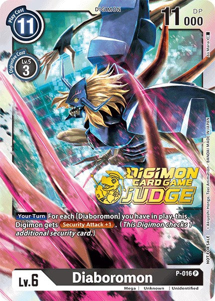 Diaboromon (Judge Pack 1) [P-016] [Digimon Promotion Cards] Foil