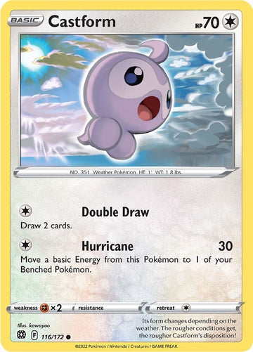 Castform [116/172] [Brilliant Stars] Reverse Holofoil