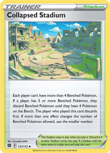 Collapsed Stadium [137/172] [Brilliant Stars] Reverse Holofoil