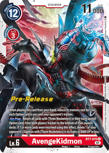 AvengeKidmon [BT7-015] [Next Adventure Pre-Release Cards] Foil