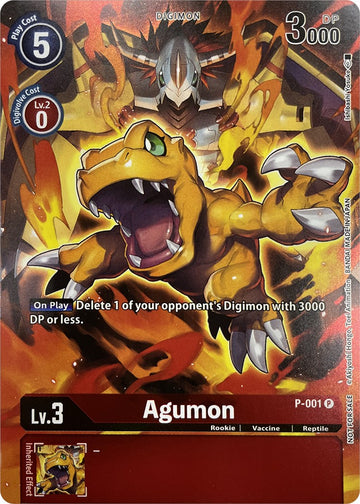 Agumon (Tamer's Evolution Box 2) [P-001] [Digimon Promotion Cards] Foil