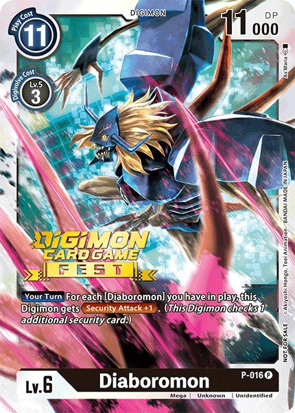 Diaboromon (Digimon Card Game Fest 2022) [P-016] [Digimon Promotion Cards] Foil