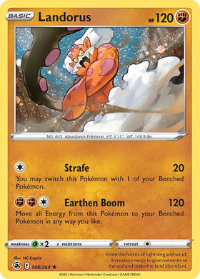 Landorus (Cosmos Holo) [148/264] [Fusion Strike] Holofoil