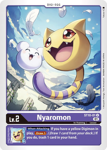 Nyaromon [ST10-01] [Starter Deck 10: Parallel World Tactician]