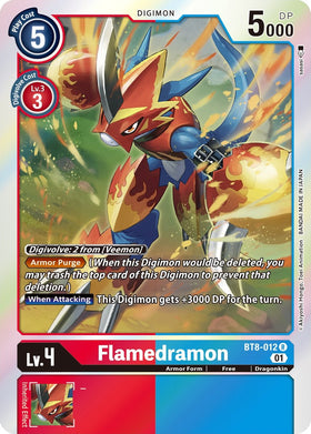 Flamedramon [BT8-012] [New Awakening] Foil