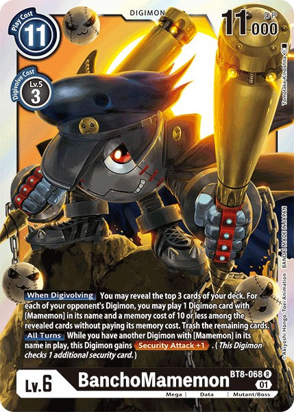 BanchoMamemon [BT8-068] [New Awakening] Foil