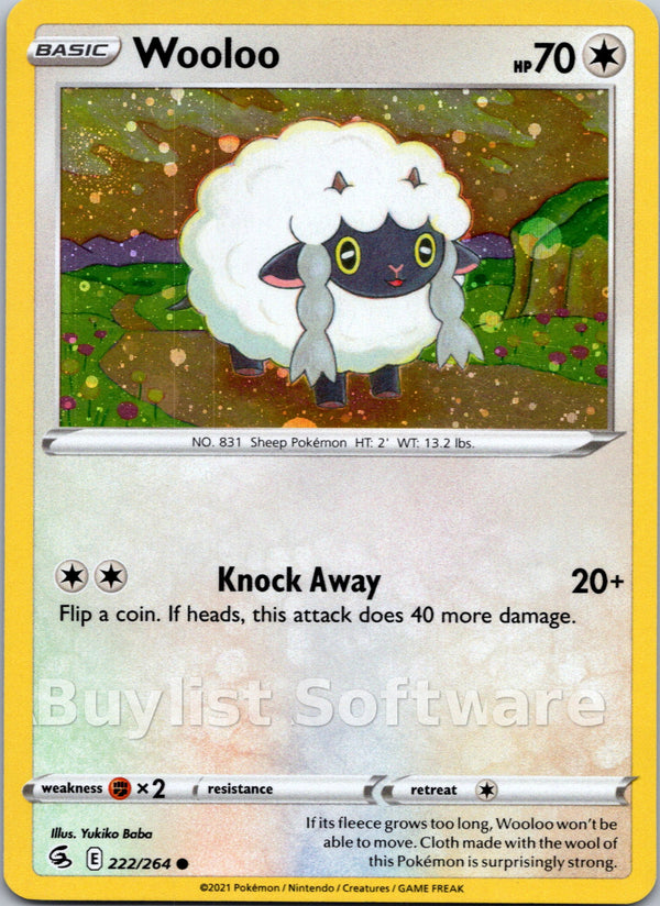 Wooloo (Cosmos Holo) [222/264] [Fusion Strike] Holofoil