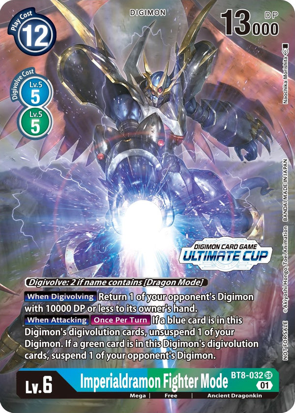 Imperialdramon Fighter Mode (Ultimate Cup 2022) [BT8-032] [New Awakening] Foil