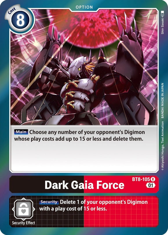 Dark Gaia Force [BT8-105] [New Awakening] Foil