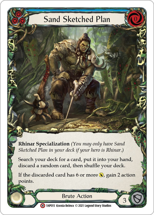 Sand Sketched Plan [1HP015] [History Pack Vol.1]