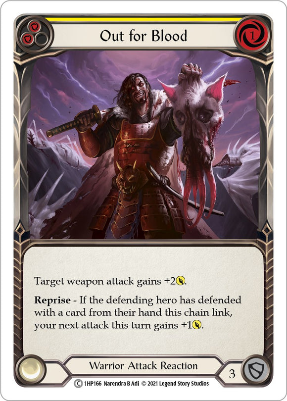 Out for Blood (Yellow) [1HP166] [History Pack Vol.1]