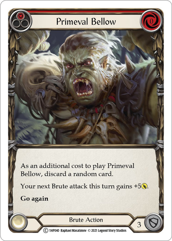 Primeval Bellow (Red) [1HP040] [History Pack Vol.1]
