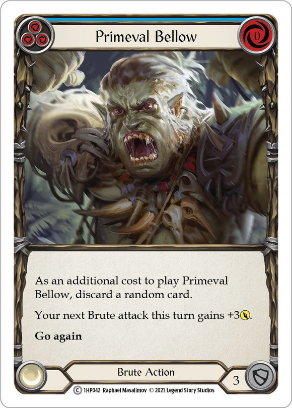 Primeval Bellow (Blue) [1HP042] [History Pack Vol.1]