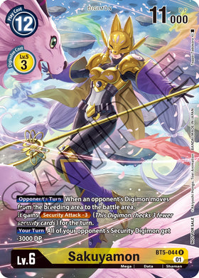 Sakuyamon (Tamer's Card Set 1) [BT5-044] [Battle of Omni] Foil