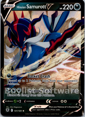 Hisuian Samurott V [101/189] [Astral Radiance] Holofoil