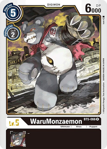 WaruMonzaemon (Demo Deck Exclusive) [BT5-066] [Digimon Demo Deck Exclusive Cards]