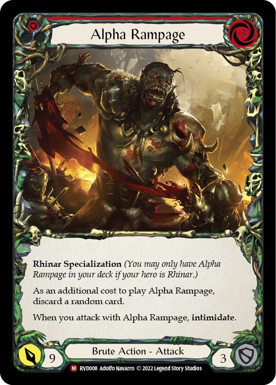 Alpha Rampage [RVD008] [Classic Battles: Rhinar vs Dorinthea]