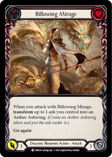 Billowing Mirage (Red) [UPR018] [Uprising] Rainbow Foil