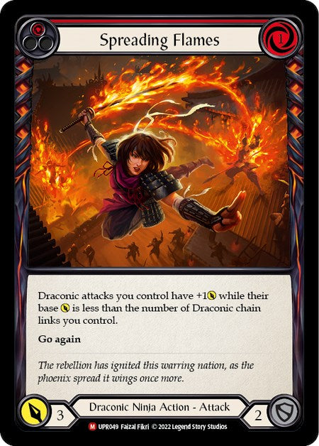 Spreading Flames [UPR049] [Uprising] Rainbow Foil