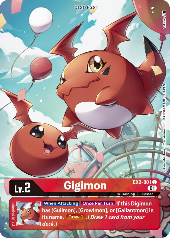 Gigimon (Alternate Art) [EX2-001] [Digital Hazard] Foil