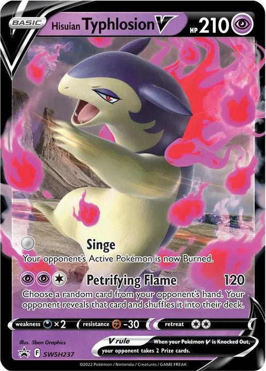 Hisuian Typhlosion V [SWSH237] [Sword & Shield Promo Cards] Holofoil