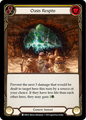 Oasis Respite (Yellow) [UPR222] [Uprising] Rainbow Foil