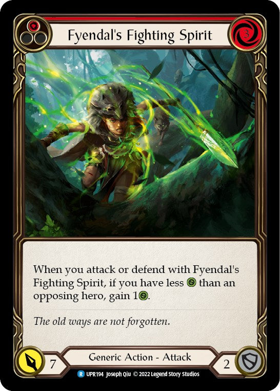 Fyendal's Fighting Spirit (Red) [UPR194] [Uprising]