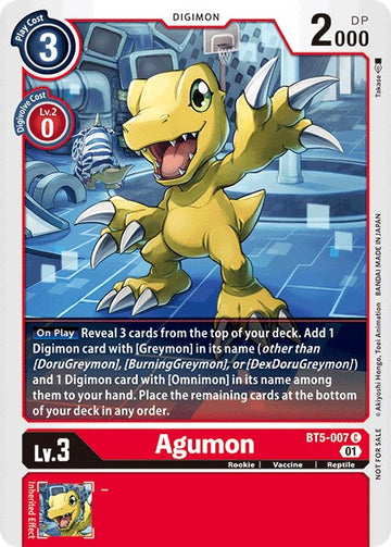 Agumon (Tamer Party Vol. 4 Promo) [BT5-007] [Battle of Omni]