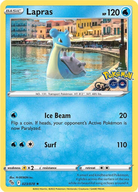 Lapras [023/078] [Pokemon GO] Holofoil