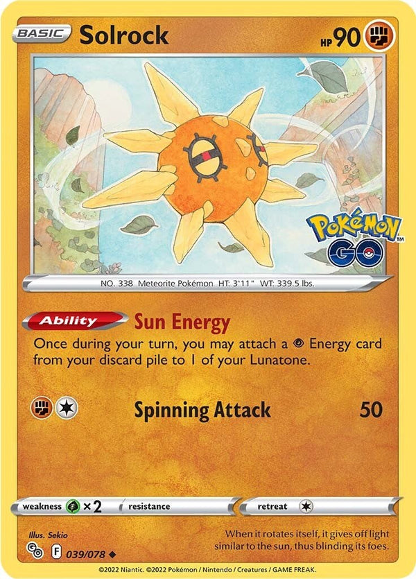 Solrock [039/078] [Pokemon GO]