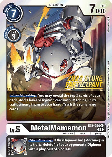 MetalMamemon (2022 Store Participant) [EX1-050] [Classic Collection] Foil