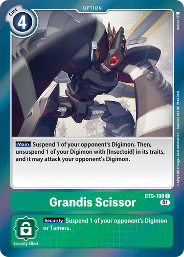 Grandis Scissor [BT9-100] [X Record] Foil