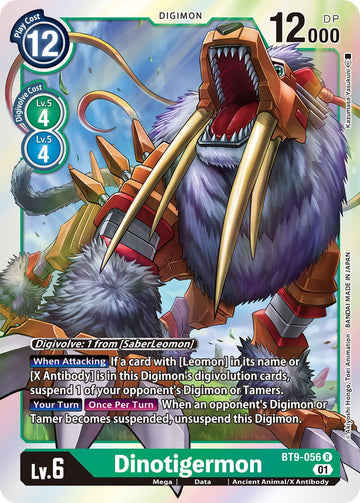 Dinotigermon [BT9-056] [X Record] Foil