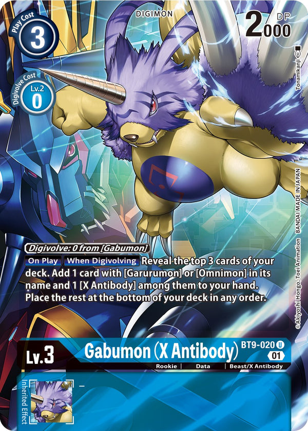 Gabumon (X Antibody) (Alternate Art) [BT9-020] [X Record] Foil