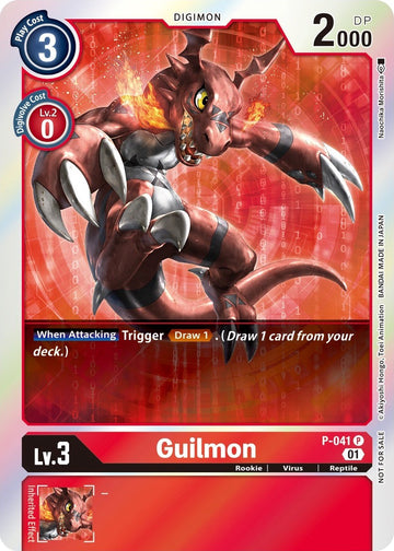 Guilmon (Gen Con 2022) [P-041] [Digimon Promotion Cards] Foil