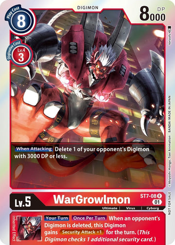 WarGrowlmon (Gen Con 2022) [ST7-08] [Starter Deck 07: Gallantmon] Foil