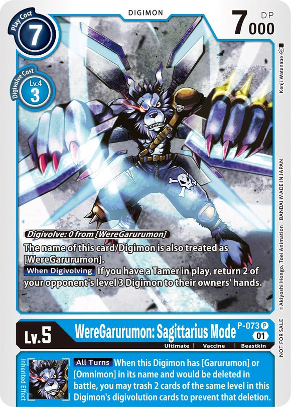 WereGarurumon: Sagittarius Mode [P-073] [Digimon Promotion Cards] Foil