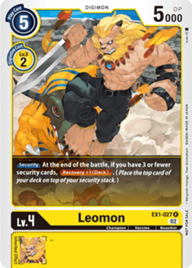 Leomon (X Record Pre-Release Tournament) [EX1-027] [X Record Pre-Release Cards]