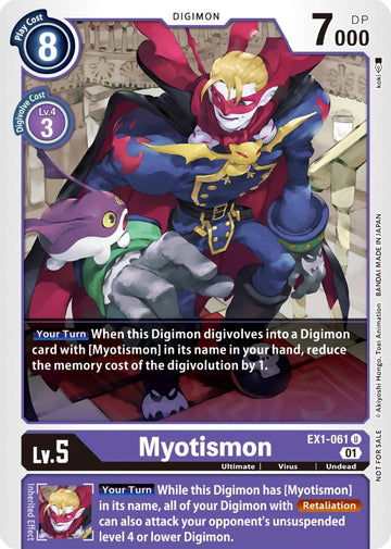 Myotismon (Winner Pack X Record) [EX1-061] [Classic Collection]