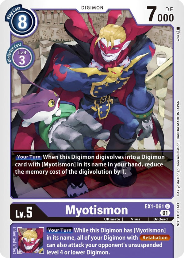 Myotismon (Winner Pack X Record) [EX1-061] [Classic Collection]