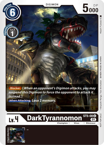 DarkTyrannomon (Winner Pack X Record) [ST5-08] [Starter Deck 05: Machine Black]