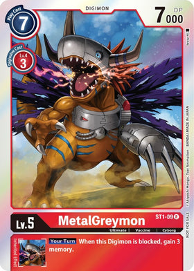MetalGreymon (Official Tournament Pack Vol. 6) [ST1-09] [Starter Deck 01: Gaia Red] Foil