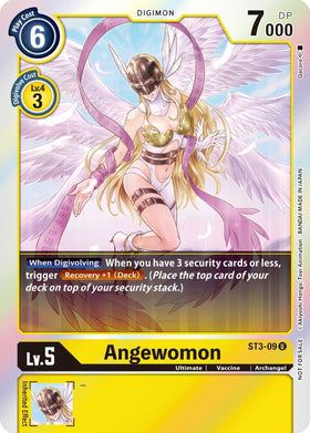 Angewomon (Official Tournament Pack Vol. 6) [ST3-09] [Starter Deck 03: Heaven's Yellow] Foil