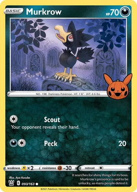Murkrow [093/163] [Trick or Trade BOOster Bundle]